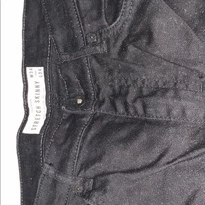 TOPMAN skinny jeans in black.